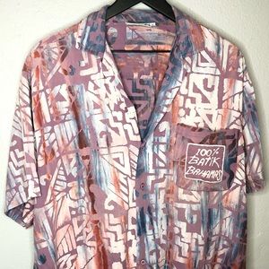 Debbie’s Bahamas tropical button down Cotton shirt